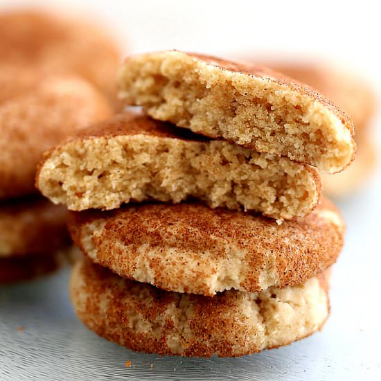 Gluten Free Snickerdoodle Cookies