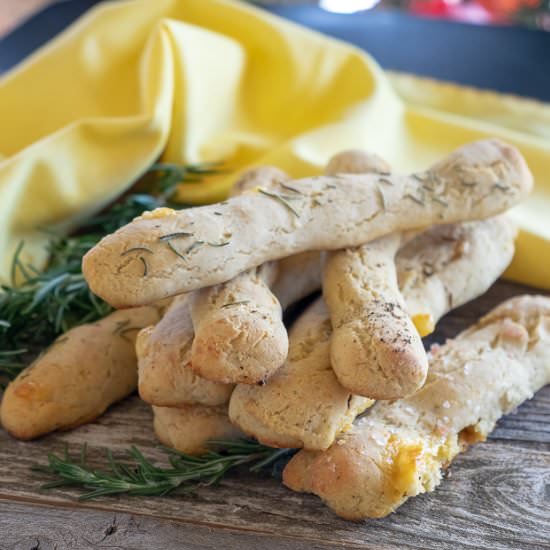 Gluten-Free Cheese Breadsticks