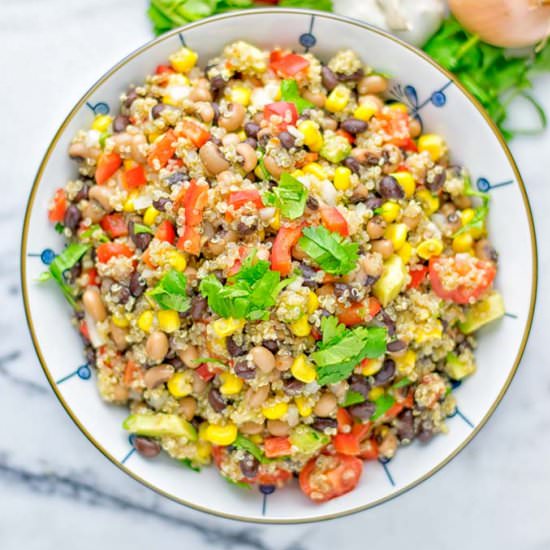 Cowboy Caviar Quinoa Salad