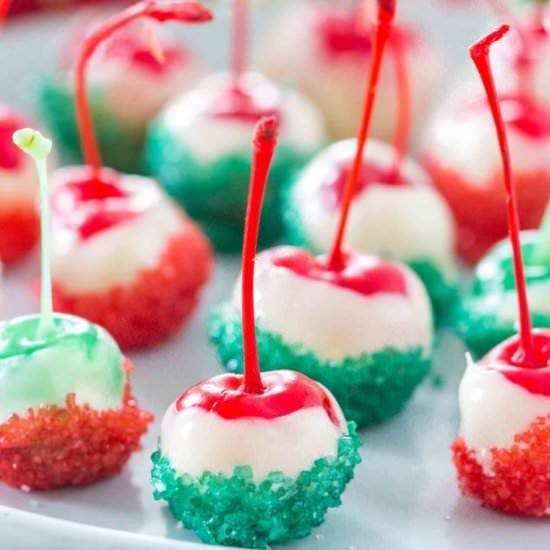 Christmas Drunken Cherries