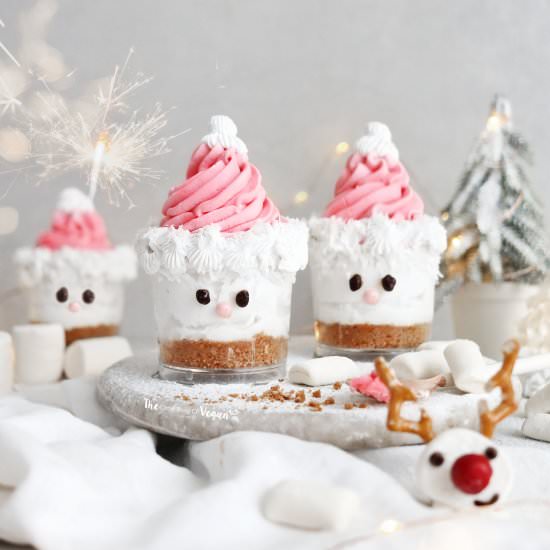 Coconut santa pots