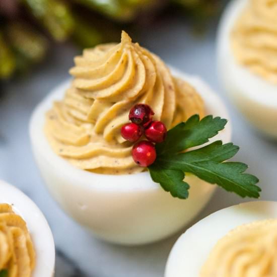 Merry Little Christmas Deviled Eggs
