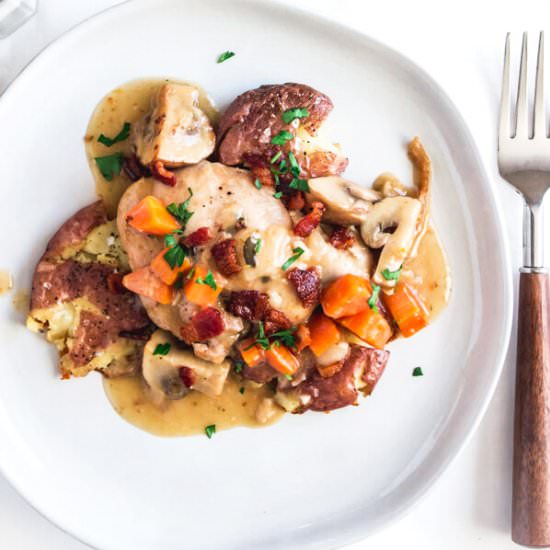 Instant Pot Coq au Vin Blanc