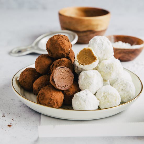 Chocolate Truffles Two Ways