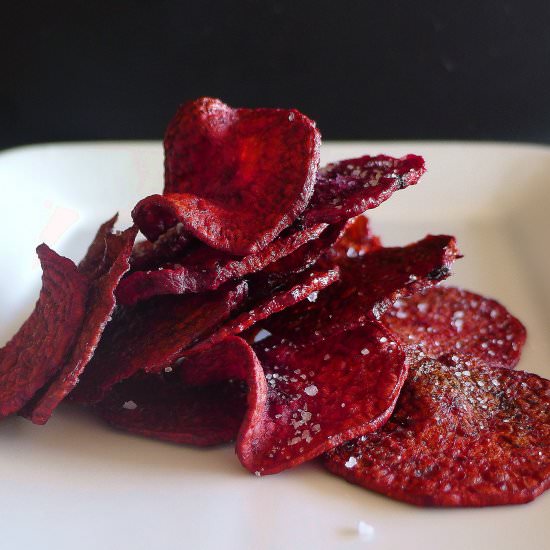 Vegetable Chips and Goat Cheese Dip