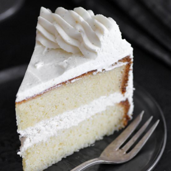 The Most Amazing Vanilla Cake