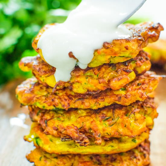 THE BEST VEGETABLE FRITTERS