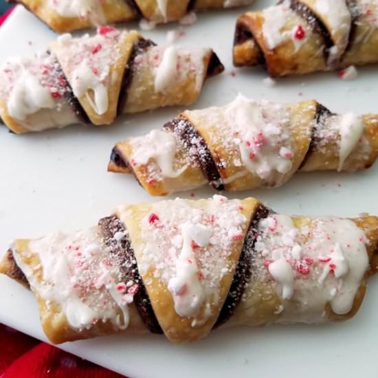 Chocolate Hazelnut Cookie Roll Ups