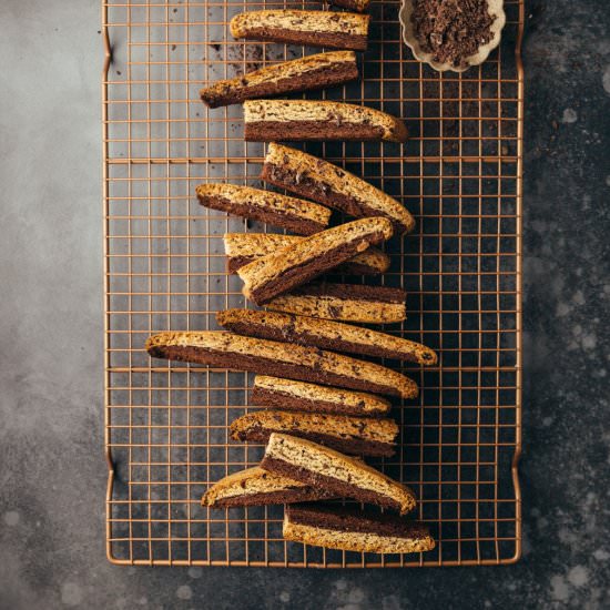 Cardamom Coffee Chocolate Biscotti