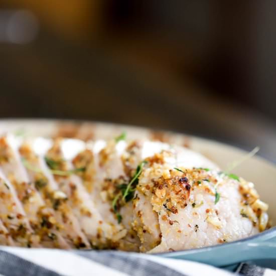 Garlic Crusted Pork Roast