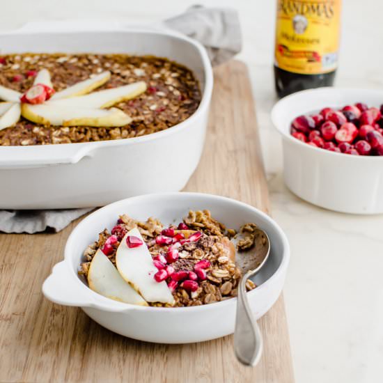 Gingerbread Baked Oatmeal