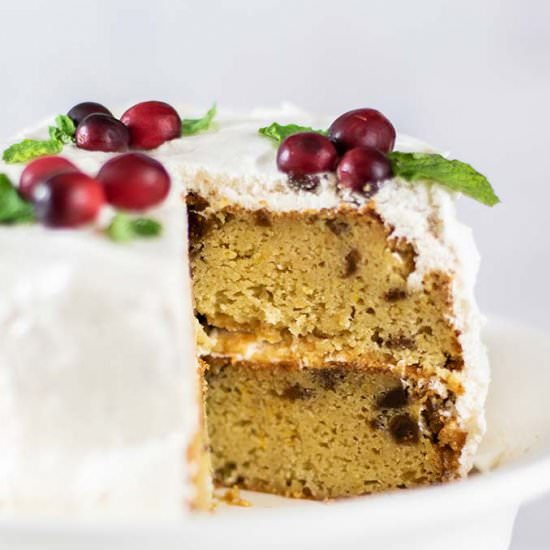 Almond flour cake with Figs