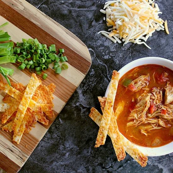 Low Carb Chicken Taco Soup