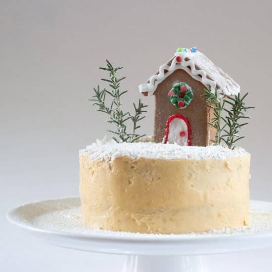 White Peppermint Cake