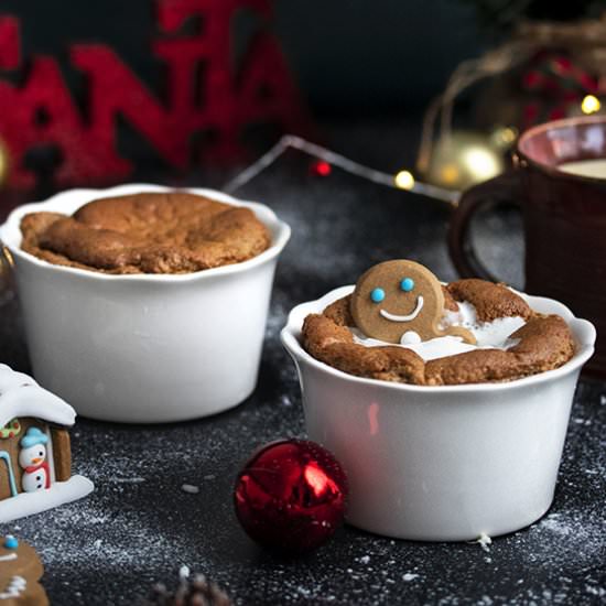Gingerbread Soufflés