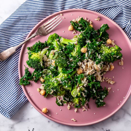 Winter Broccoli & Wild Rice Salad