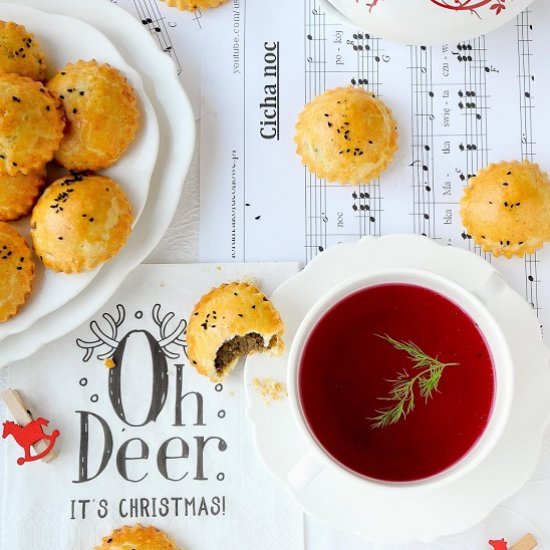 Christmas mushroom cookies
