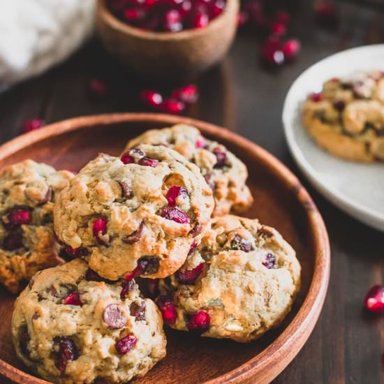 Pomegranate Chocolate Chip Cookies