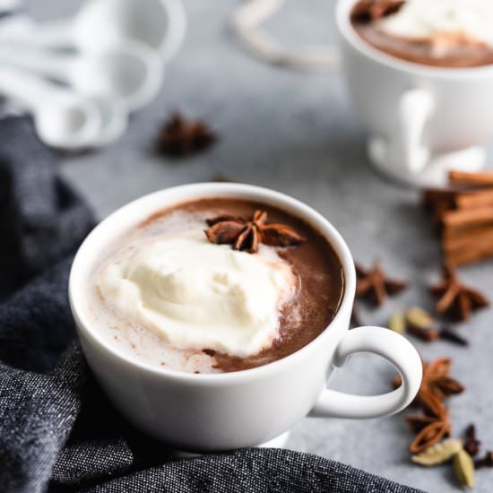 Dairy Free Chai Hot Chocolate