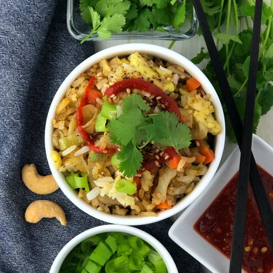 Crispy Fennel Fried Rice