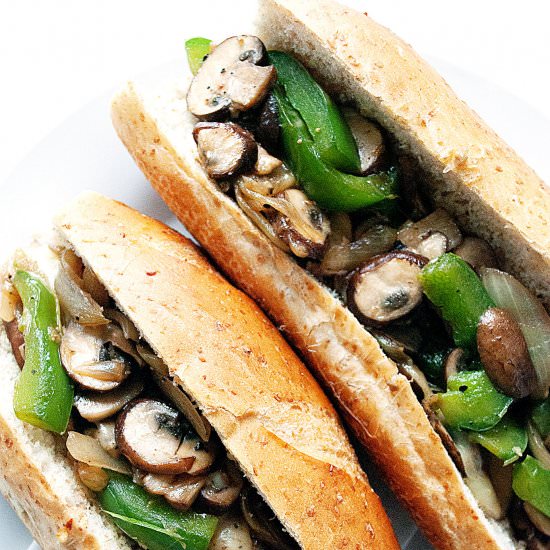 Vegetarian Philly Cheesesteak