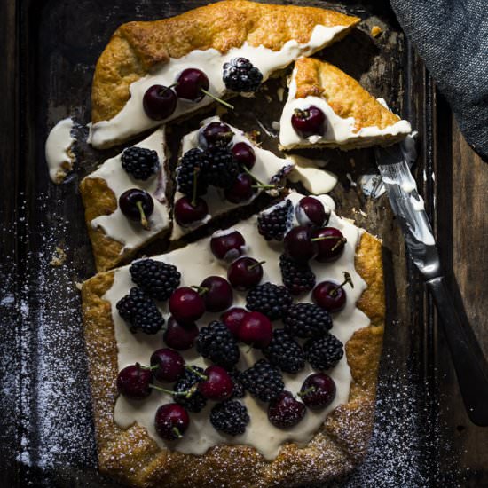 White Chocolate Frangipane Galette