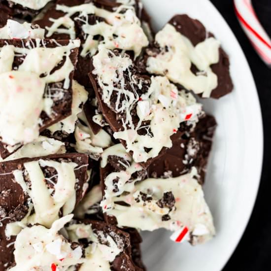 Oreo Peppermint Bark