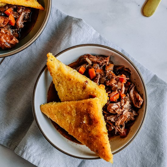 SLOW COOKER BEEF SHANKS