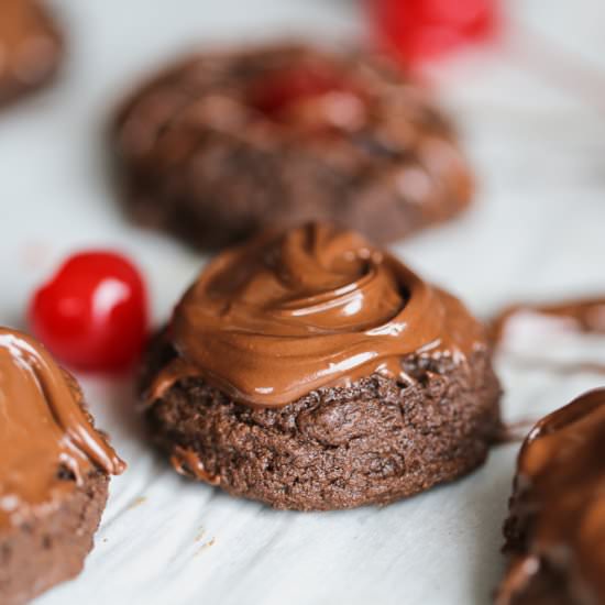 Chocolate Covered Cherry Cookies