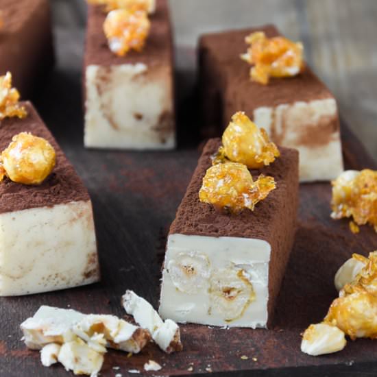 Hazelnut chocolate bites