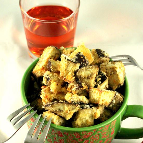 Crispy Eggplant Dices