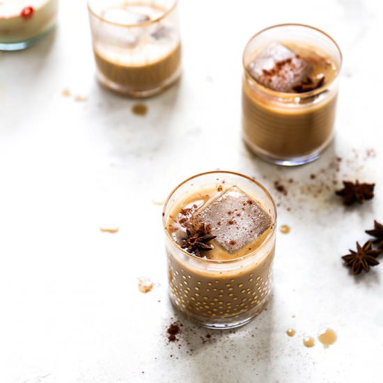 Beer Nog and Bourbon Cocktails