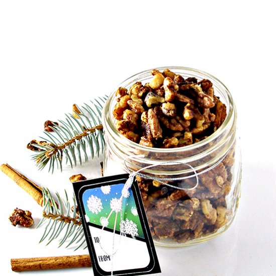 Maple Candied Mixed Nuts