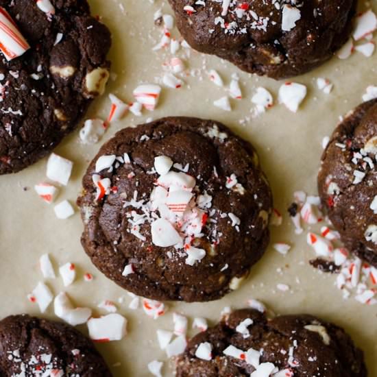 Chocolate Peppermint Cookies
