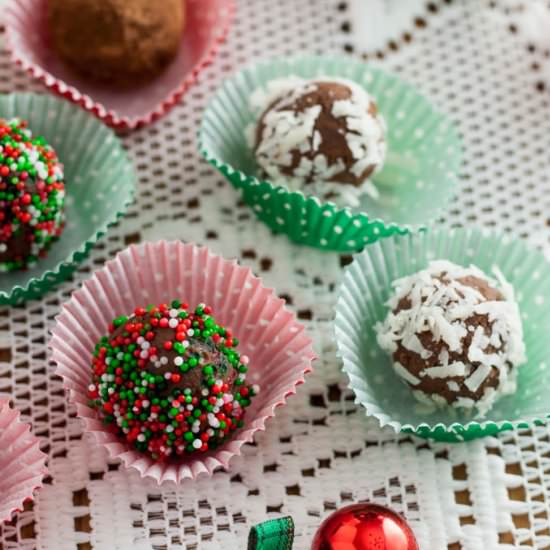 Chestnut Chocolate Truffles