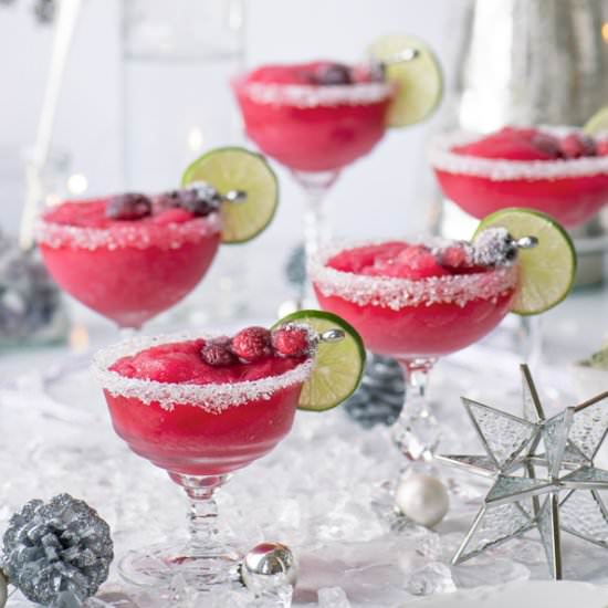 Frozen Cranberry Daiquiris