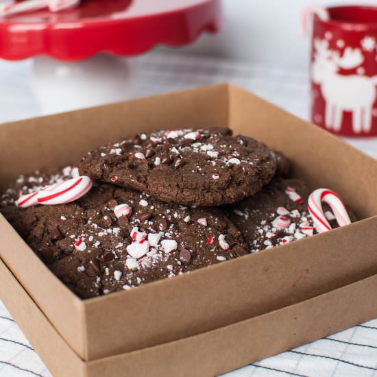 Peppermint Mocha Cookies
