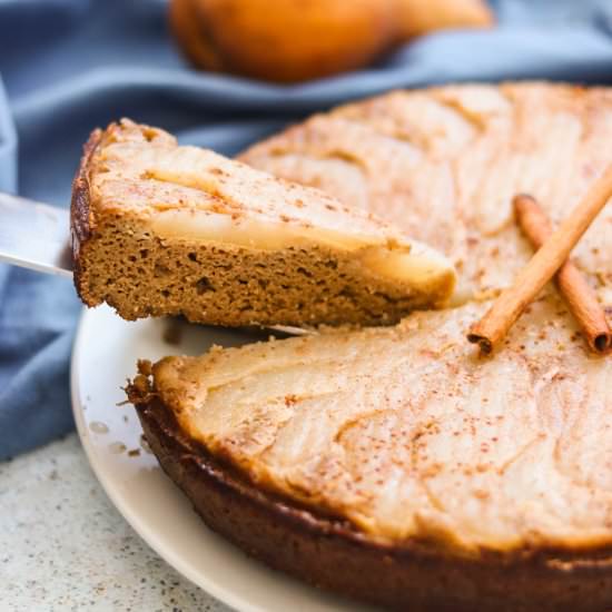 Paleo Pear Upside Down Cake
