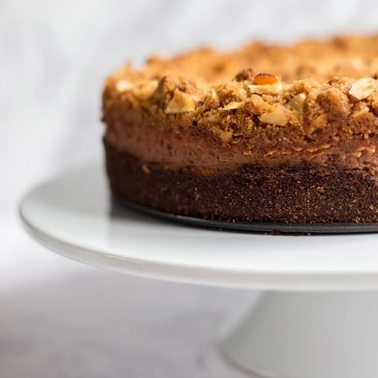 Chocolate Almond Cheesecake