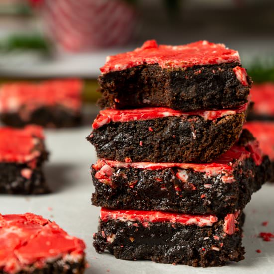Peppermint Crunch Brownies