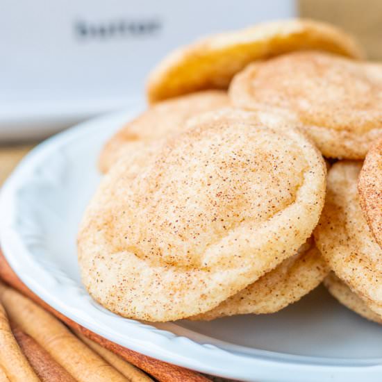 The Best Snickerdoodle Cookies