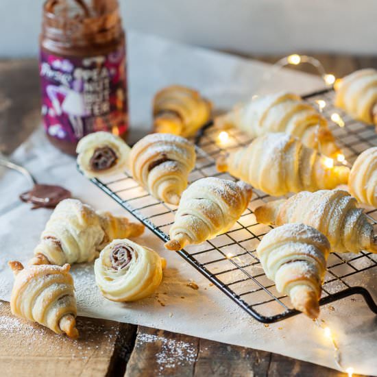 3-ingredient Vegan Mini Croissants