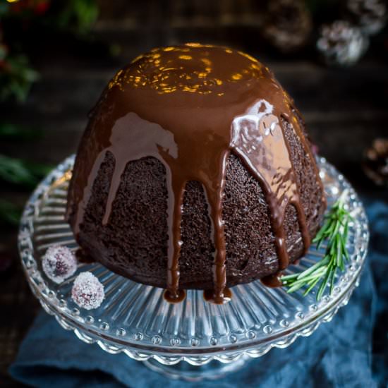 Vegan Steamed Chocolate Pudding