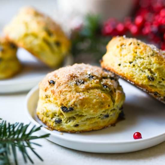 Orange Currant Breakfast Scones