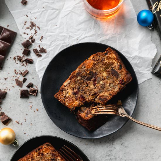 Dark Chocolate Fruitcake