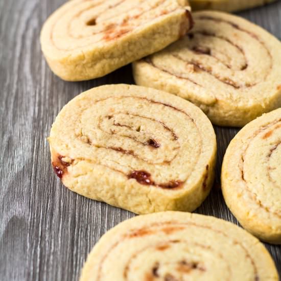 Peanut Butter & Jam Cookies