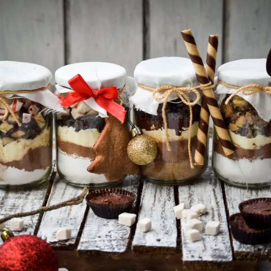 DIY Hot Cocoa Mix 4 Ways Vegan + GF
