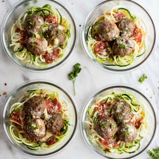 Mozzarella Stuffed Meatballs