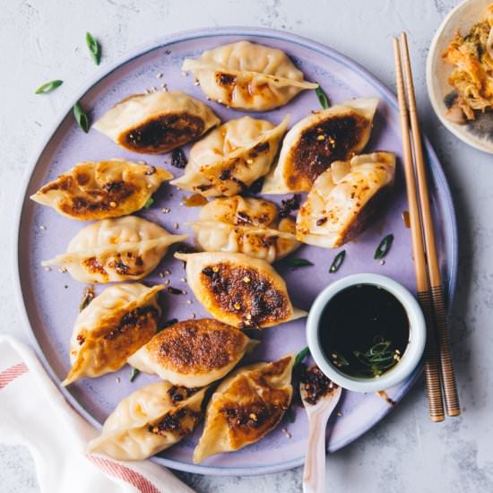 Tofu & Kimchi Dumplings