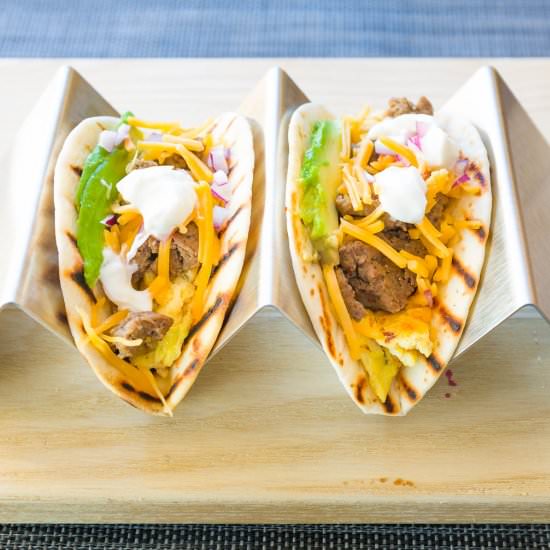 Breakfast Street Tacos